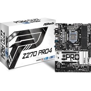 ASRock Z270 Pro4 Intel Z270 So.1151 Dual Channel DDR ATX Retail