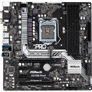 ASRock H270M Pro4 Intel H270 So.1151 Dual Channel DDR mATX Retail