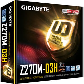 Gigabyte GA-Z270M-D3H Intel Z270 So.1151 Dual Channel DDR mATX Retail