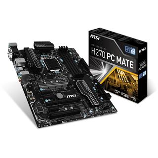 MSI H270 PC MATE Intel H270 So.1151 Dual Channel DDR4 ATX Retail