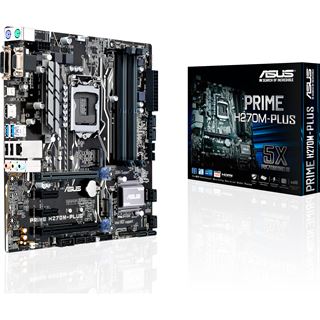 Asus Prime H270M-Plus Intel H270 So.1151 Dual Channel DDR4 mATX Retail