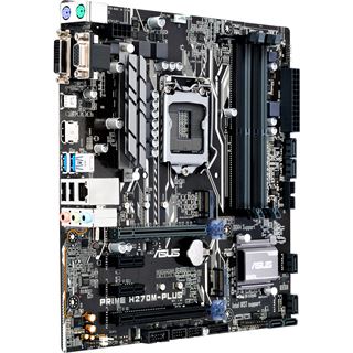 Asus Prime H270M-Plus Intel H270 So.1151 Dual Channel DDR4 mATX Retail