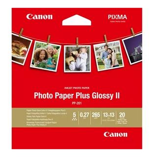 Canon PHOTO PAPER PLUS GLOSSY PP-201 13x13CM 20BL. #2311B060,