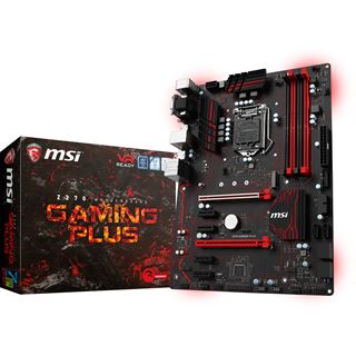 MSI Z270 GAMING PLUS Intel Z270 So.1151 Dual Channel DDR4 ATX Retail