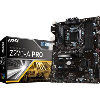 MSI Z270-A PRO Intel Z270 So.1151 Dual Channel DDR ATX Retail