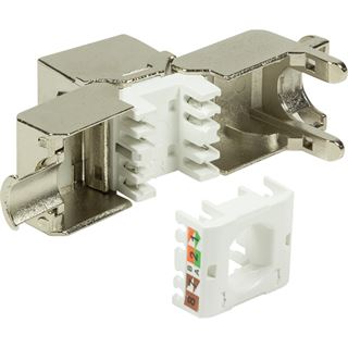 LogiLink Modular Adapter Kat.6A SlimType, geschirmt, 1x RJ45