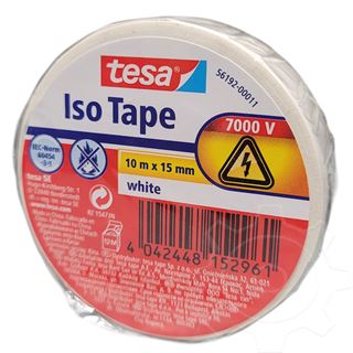 tesa Isolierband ISO TAPE, 15 mm x 10 m, wei&szlig;