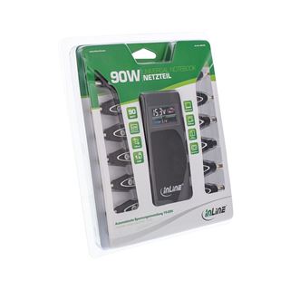 InLine Universal Netzteil für Notebooks mit Farbdisplay, 90W,