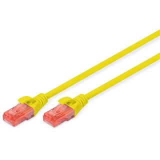 (&euro;3,90*/1m) 1.00m Digitus Cat. 6 Patchkabel U/UTP RJ45 Stecker