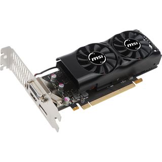 2GB MSI GeForce GTX 1050 2GT LP Aktiv PCIe 3.0 x16 (Retail)