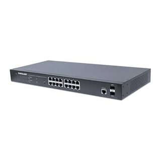 Intellinet Switch 16x Web-Managed 2 SFP-Ports 16x PoE+