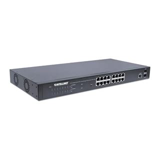 Intellinet Switch 16x Web-Managed 2 SFP-Ports 16x PoE+