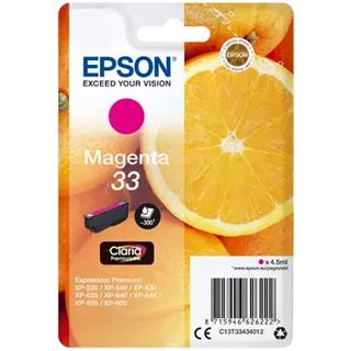 Epson CLARIA PREMIUM INK 33 EXPRESSION PREMIUM MAGENTA,