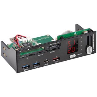 Silverstone SST-FP59 Kartenleser + USB Hub + Lüftersteuerung