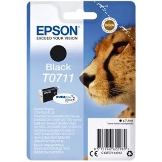 Epson Singlepack T0711 Durabrite Schwarz