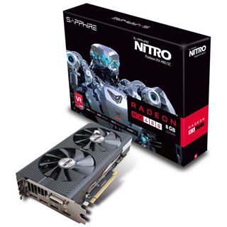 8GB Sapphire Radeon RX 480 Nitro 8G D5 OC Aktiv PCIe 3.0 x16 (Retail)