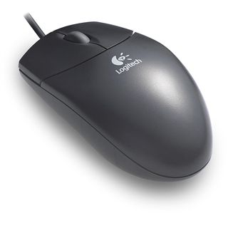 Logitech Optical Wheel Mouse USB schwarz bulk U96