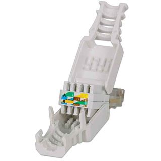 Intellinet RJ45 Modularstecker Cat6 UTP Werkzeuglos