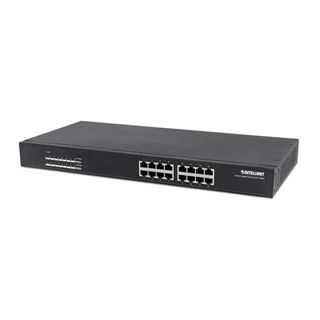 Intellinet Switch 16x GE Rackmount PoE+