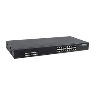 Intellinet Switch 16x GE Rackmount PoE+