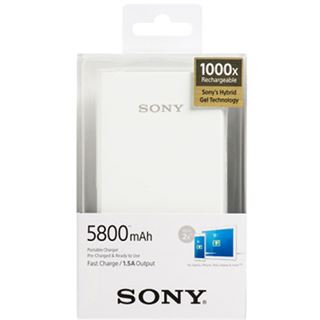 Sony CP-E6W Powerbank 5.800 mAh white