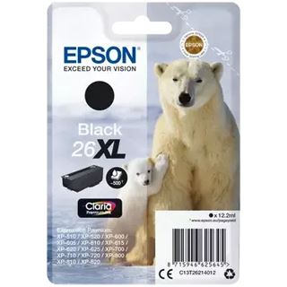 Epson Tinte 26 XL C13T26214012 schwarz