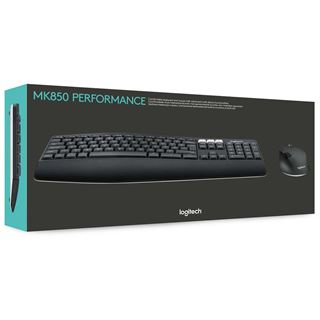 Logitech MK850 Performance Deutsch USB 2.4GHz Bluetooth schwarz