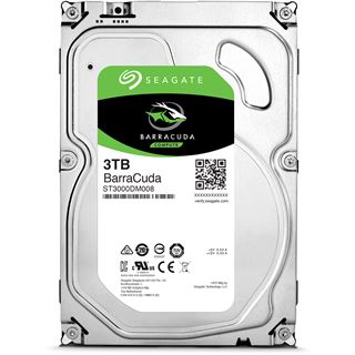 3000GB Seagate BarraCuda ST3000DM008 64MB 3.5" (8.9cm) SATA 6Gb/s