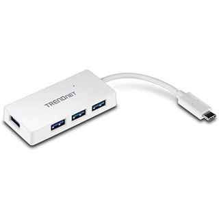 TrendNet USB-HUB 4-port USB3.0 Ultra-Mini-Hub an USB-C ohne Netzteil