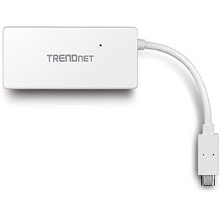 TrendNet USB-HUB 4-port USB3.0 Ultra-Mini-Hub an USB-C ohne Netzteil