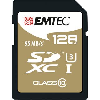 128 GB EMTEC Speedin SDXC Class 10 U3 Retail