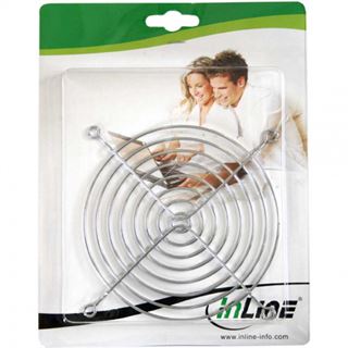 InLine Lüftergitter für 40mm Lüfter silber (33374)