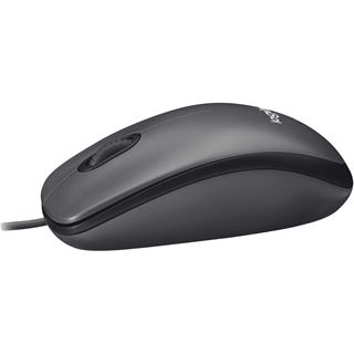 Logitech M100 USB dunkelgrau (kabelgebunden)