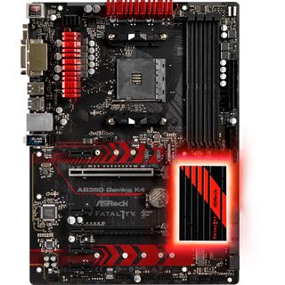 ASRock Fatal1ty AB350 Gaming K4 AMD B350 So.AM4 Dual Channel DDR4 ATX