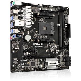 ASRock AB350M AMD B350 So.AM4 Dual Channel DDR4 mATX Retail