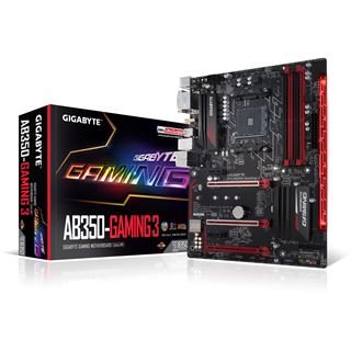 Gigabyte GA-AB350-Gaming 3 AMD B350 So.AM4 Dual Channel DDR4 ATX