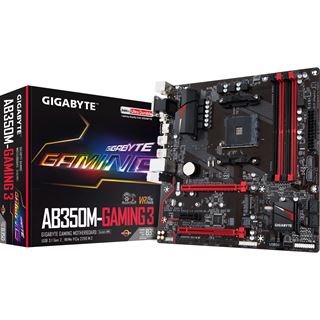 Gigabyte GA-AB350M-Gaming 3 AMD B350 So.AM4 Dual Channel DDR4 mATX