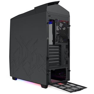 NZXT Noctis 450 ROG mit Sichtfenster Midi Tower ohne Netzteil Gunmetal