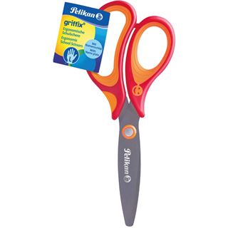 Pelikan griffix Schere, rot, f&uuml;r Linksh&auml;nder