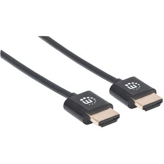 (€7,17*/1m) 1.80m Manhattan HDMI Anschlusskabel Slim