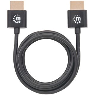 (€12,90*/1m) 1.00m Manhattan HDMI Anschlusskabel Slim