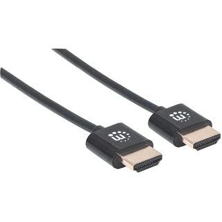 (€12,90*/1m) 1.00m Manhattan HDMI Anschlusskabel Slim