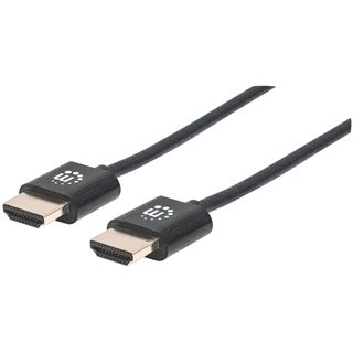 (€4,30*/1m) 3.00m Manhattan HDMI Anschlusskabel Slim