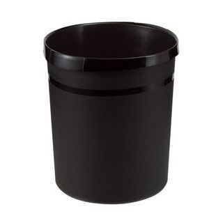 HAN Papierkorb GRIP, 18 Liter, rund, schwarz