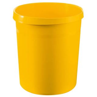 HAN Papierkorb GRIP, 18 Liter, rund, gelb
