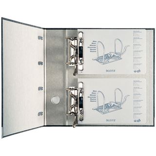LEITZ Wolkenmarmor-Doppelordner f&uuml;r 2 x DIN A5 quer, 75 mm