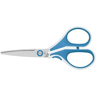 WEDO Edelstahlschere CUT-IT, Länge: 130 mm, blau/weiß