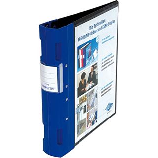 WEDO ERGOGRIP Pr&auml;sentations-Ordner, 56 mm, schwarz/blau