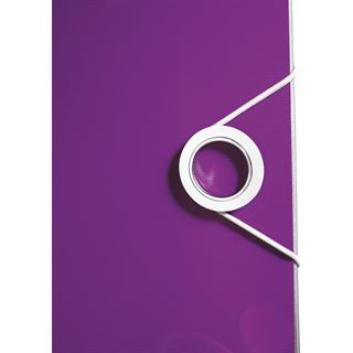 Leitz Ordner Active WOW, 180 Grad, 80 mm, violett