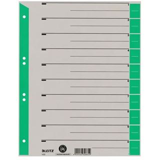 Leitz Trennbl&auml;tter, A4 &Uuml;berbreite, Kraftkarton 230g/qm,